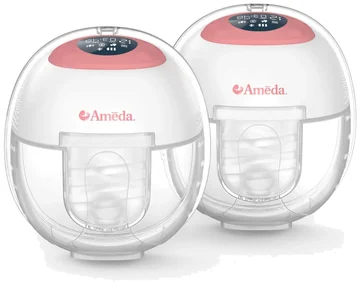Pair of Ameda wearable breast pumps