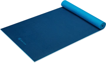 Gaiam yoga mat in blue
