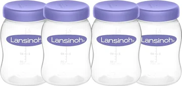 Lansinoh breastmilk storage bottles, 4-count